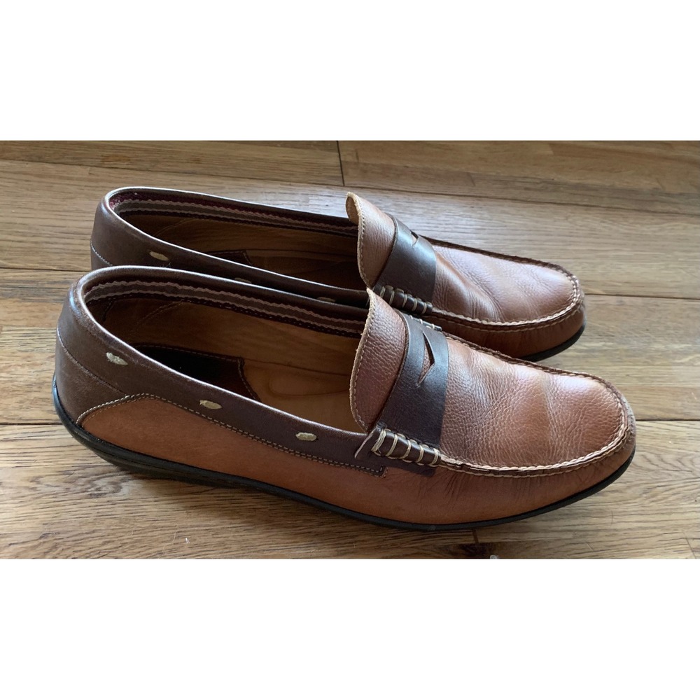 Johnston & Murphy McGuffey Penny Loafer Mens 9M Minimalist Preppy